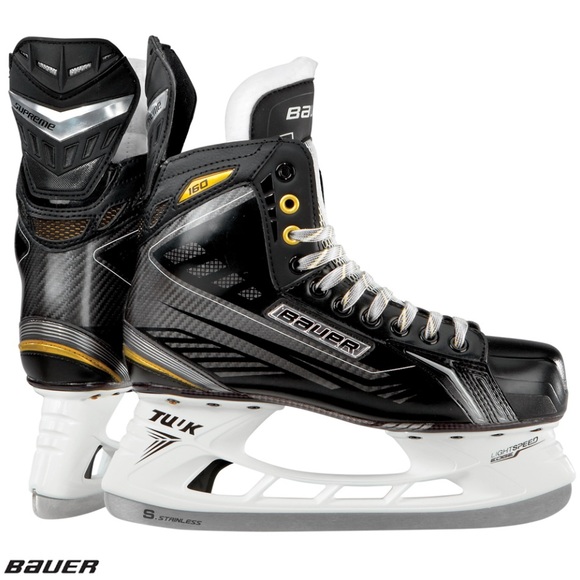Bauer Other - BAUER Supreme 160 Hockey Ice Skate Senior Stainless Tuuk Lightspeed Edge SK160SR